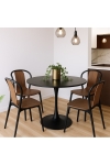 Stół Simplet Skinny Black 90cm