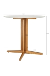 Stół Mauro 80cm dąb naturalny - Intesi