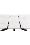 Stół Heaven rozkładany white Akranes 200/240x100 cm - ACTONA