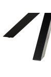 Stół okrągły do jadalni Heaven Lemco Actona ceramiczny brązowy 119 cm