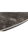 Stół okrągły do jadalni Heaven Lemco Actona ceramiczny brązowy 119 cm