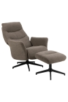 Fotel obrotowy London taupe Monza 40 - ACTONA