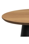 Stolik Soli 45cm dąb/czarny - ACTONA