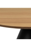Stolik Soli 85cm dąb/czarny - ACTONA