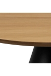 Stolik Soli 65cm dąb/czarny - ACTONA