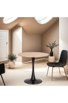 Stół Simplet Skinny dąb/ czarny 80 cm