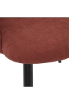 Fotel Celeste terracotta/czarne nogi - Atmosphera