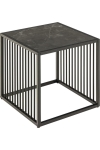 Stolik kawowy Strington 40x40cm marmur czarny - ACTONA