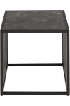 Stolik kawowy Strington 40x40cm marmur czarny - ACTONA