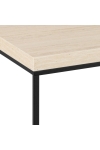 Stolik Barossa 110x55cm beżowy trawertyn - ACTONA