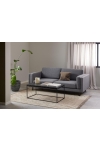 Stolik Barossa 110x55cm czarny marmur - ACTONA