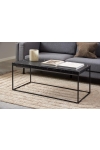 Stolik Barossa 110x55cm czarny marmur - ACTONA