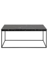 Stolik Barossa 110x55cm czarny marmur - ACTONA