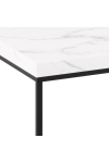 Stolik Barossa 110x55cm biały marmur - ACTONA
