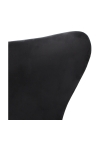 Fotel Jajo Velvet czarne/ złota podstawa - D2 DESIGN