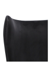 Fotel Jajo Velvet czarne/ srebrna podstawa - D2 DESIGN