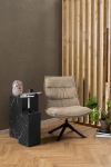 Fotel Blizzard obrotowy tkanina Danny beige 3 - ACTONA