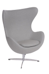 Fotel Jajo popielaty 129 Premium - D2 DESIGN