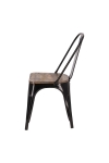 Krzesło Paris Wood czarne sosna orzech - D2 DESIGN
