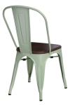 Krzesło Paris Wood zielone sosna orzech - D2 DESIGN