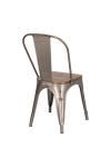Krzesło Paris Wood metaliczne sosna orzech - D2 DESIGN