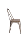 Krzesło Paris Wood metaliczne sosna orzech - D2 DESIGN