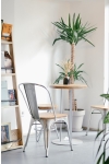 Krzesło Paris Wood białe sosna naturalna - D2 DESIGN