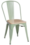Krzesło Paris Wood zielone sosna naturalna - D2 DESIGN