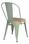 Krzesło Paris Wood zielone sosna naturalna - D2 DESIGN