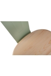 Krzesło Paris Wood zielone sosna naturalna - D2 DESIGN