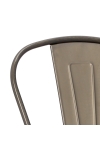 Krzesło Paris Wood metaliczne sosna naturalna - D2 DESIGN