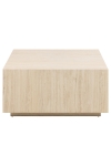 Stolik kawowy Dice 90x90cm trawertyn - ACTONA