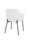 Krzesło Melilla boucle białe/ czarne - House Nordic