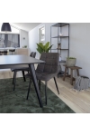 Krzesło Middelfart szare ciemne/ czarne - House Nordic
