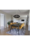 Krzesło Middelfart żółty VIC/ czarne - House Nordic