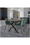 Krzesło Middelfart zielony ciemny VIC/ czarne - House Nordic
