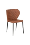 Krzesło Pisa brązowe vintage PU/ czarne - House Nordic