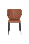 Krzesło Pisa brązowe vintage PU/ czarne - House Nordic