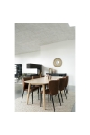 Krzesło Pisa brązowe vintage PU/ czarne - House Nordic