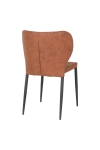 Krzesło Pisa brązowe vintage PU/ czarne - House Nordic