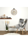 Fotel uszak Helsinki szary patchwork - Intesi