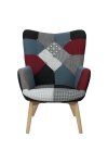 Fotel Uszak szeroki patchwork - Intesi