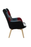 Fotel Uszak szeroki patchwork - Intesi