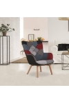 Fotel Uszak szeroki patchwork - Intesi