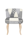 Krzesło Eleonora szara patchwork - Intesi