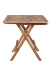 Stolik pomocniczy Bilbao 50x50cm naturalny tekowy - House Nordic