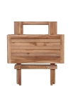 Stolik pomocniczy Bilbao 50x50cm naturalny tekowy - House Nordic
