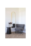 Fotel Covelo boucle brązowy/ czarny - House Nordic