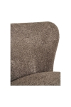 Fotel Covelo boucle brązowy/ czarny - House Nordic