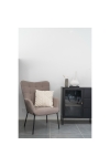 Fotel Glasgow brązowy jasny - House Nordic